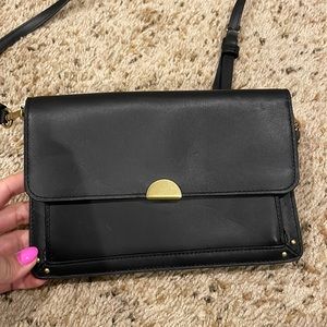 Coach small black crossbody from Dreamer collection -  with removable strap